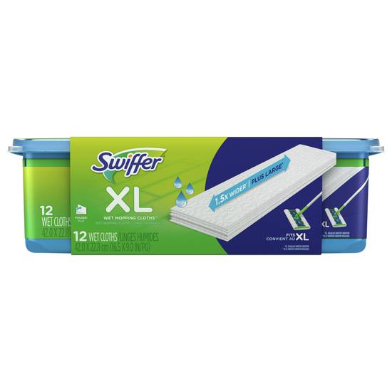 Swiffer Xl Fresh Scent Wet Mopping Cloths (12 ct)