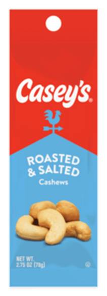 Casey's Whole Cashew Tube 2.25oz