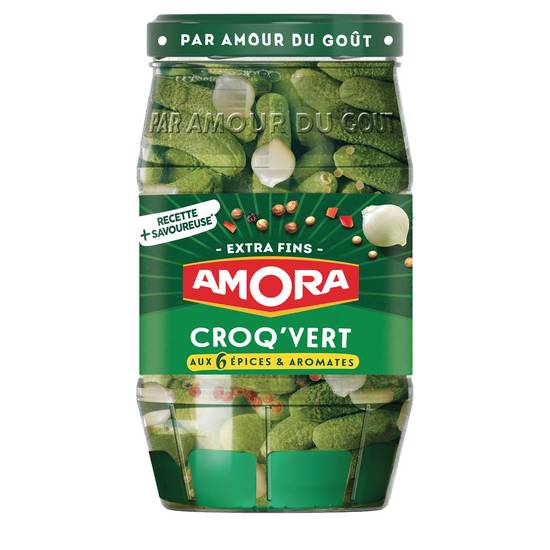 Amora - Croq'vert cornichons extra-fins
