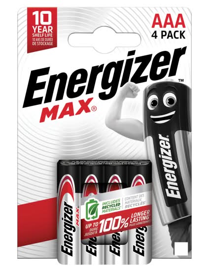 Max Alkaline Aaa Batteries (4 pack)