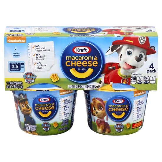 Kraft Macaroni & Cheese Dinner Pack, (4 ct)