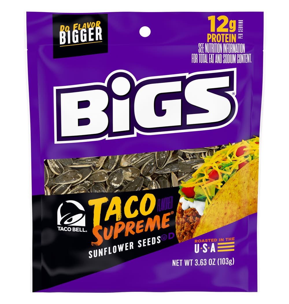 BIGS Taco Bell Seasoned Sunflower Seeds (3.62 oz)