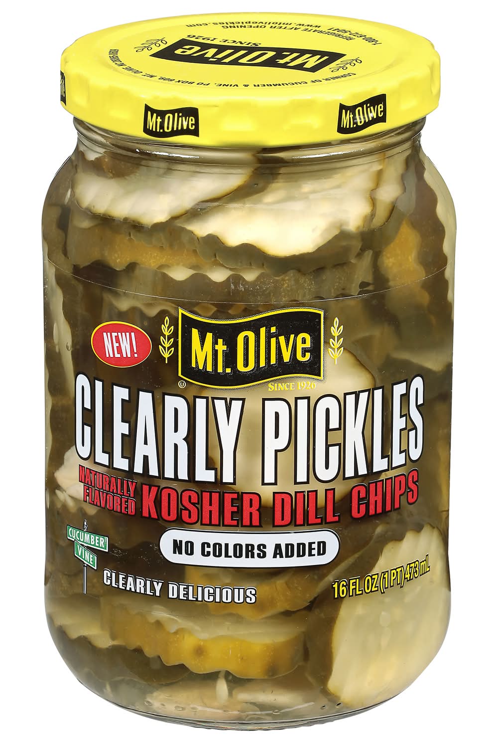 Mt. Olive Clearly Pickles Kosher Dill Chips