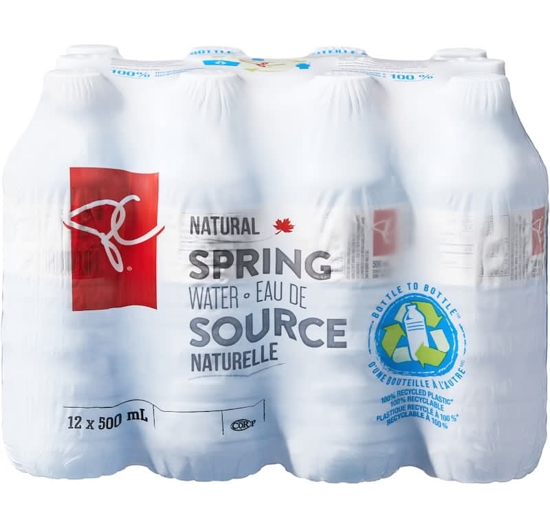President's Choice Natural Spring Water 12 Bottles 500.0 ML
