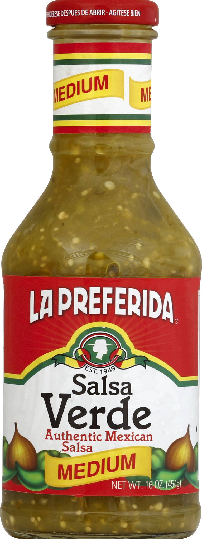 La Preferida Medium Verda Authentic Mexican Salsa