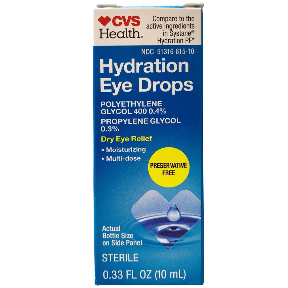 CVS Health Hydration Eye Drops (0.33 fl oz)