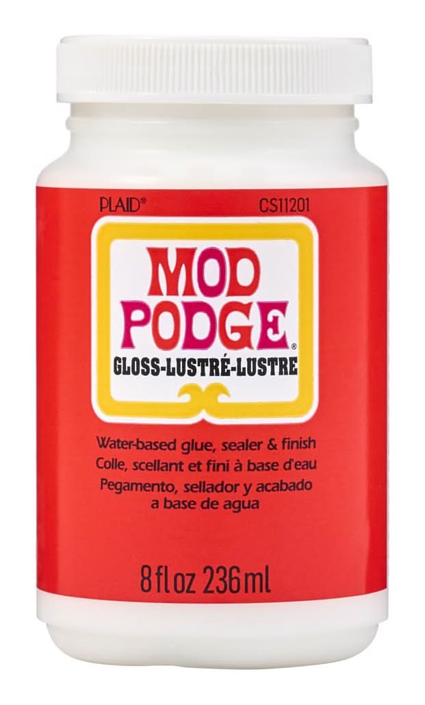 Plaid Mod Podge Gloss White Decoupage 8 Oz