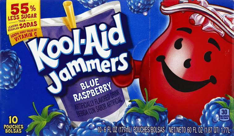 Kool-Aid Blue Raspberry Drink (10 ct, 6 fl oz)