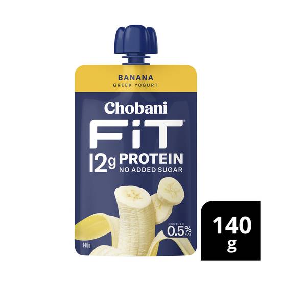 Chobani Fit Banana Yoghurt Pouch 140 gram