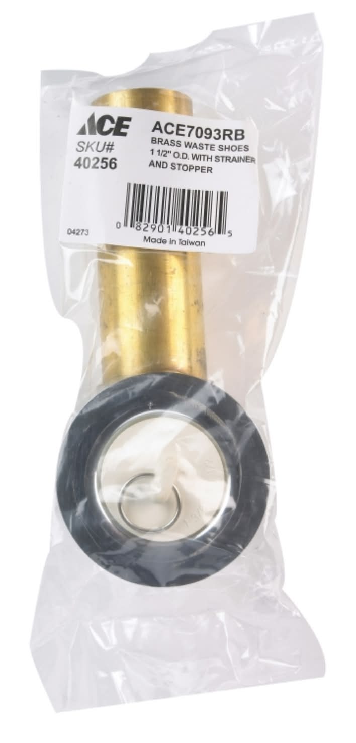 ACE 1-1/2 In. D Chrome Waste Drain Tube