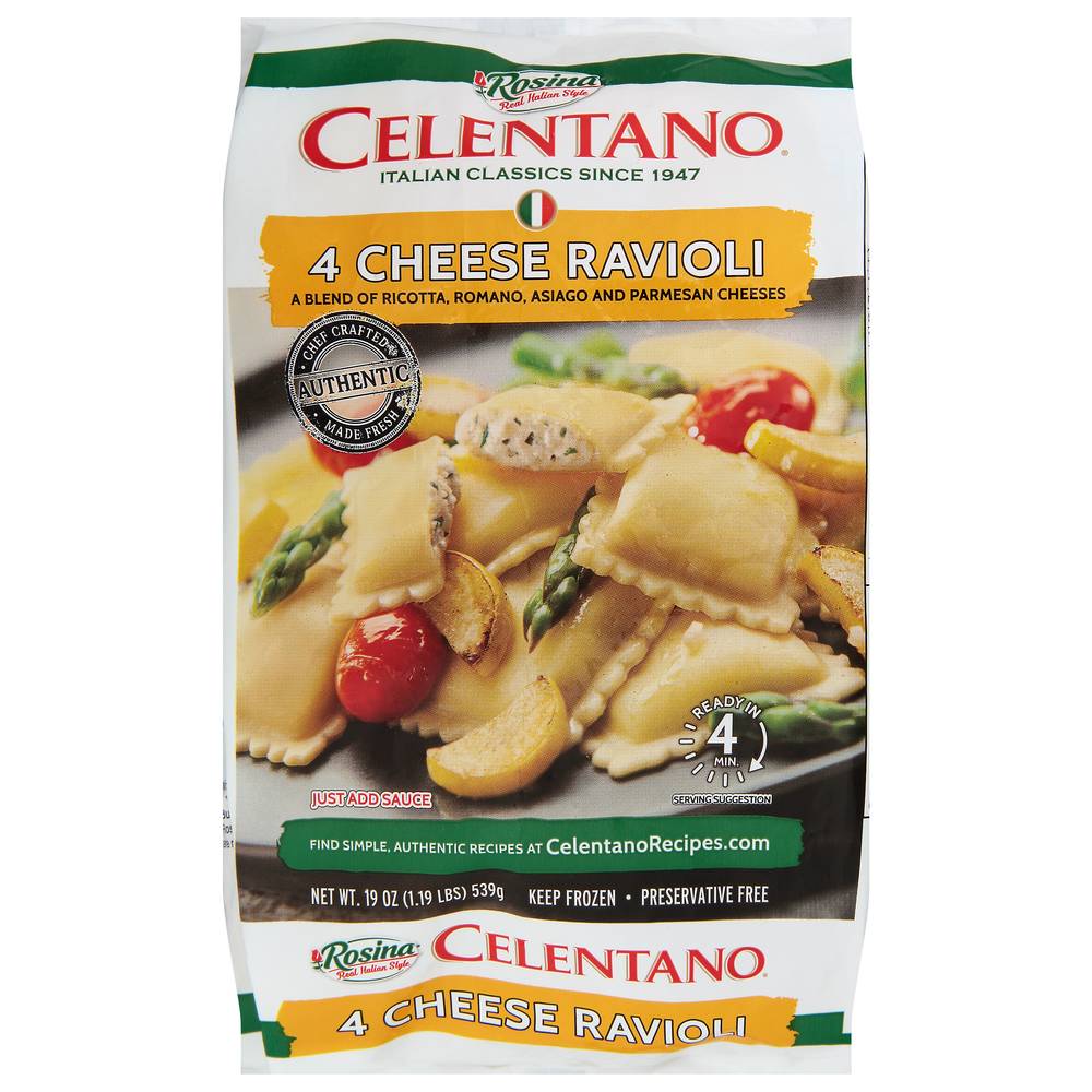 Celentano Four Cheese Ravioli (1.19 lbs)