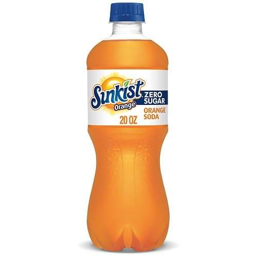 Diet Sunkist Soda Orange, 20 oz. Bottle - 20.0 oz