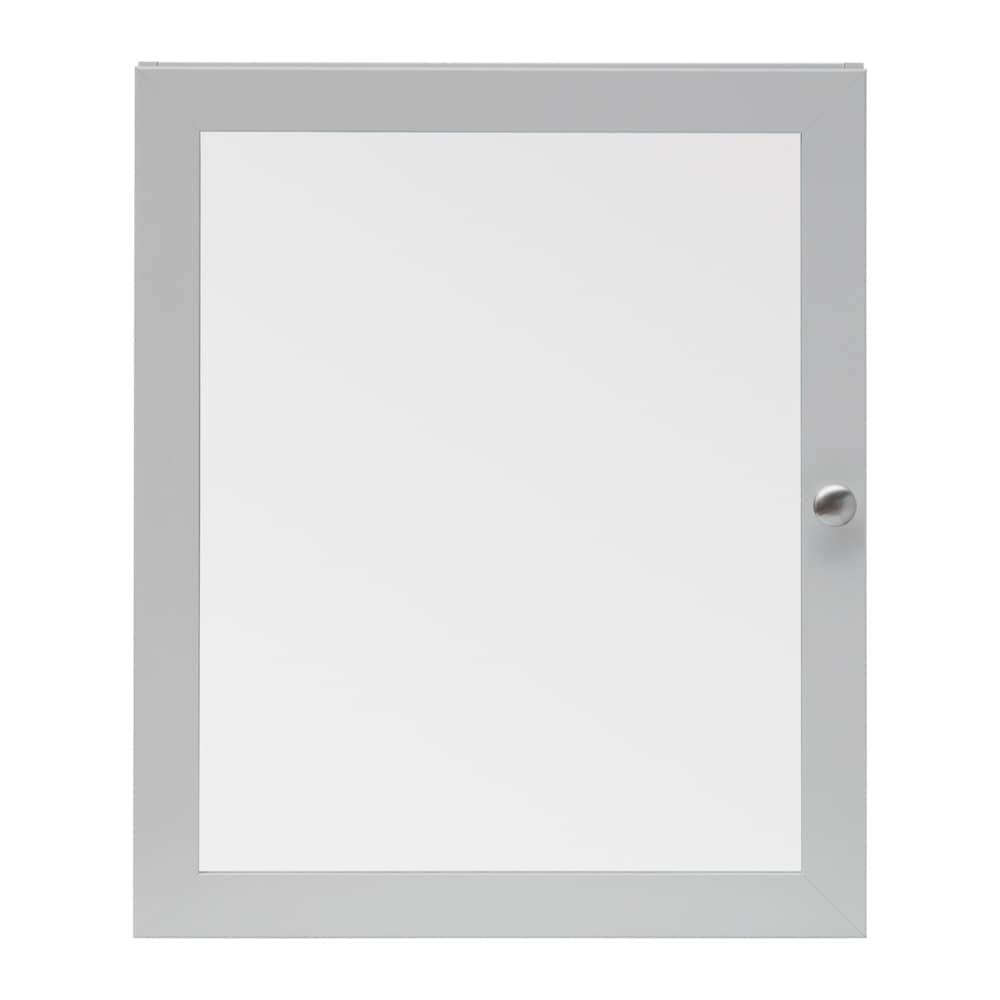 Style Selections 19.5-in x 23.7-in Rectangle Surface Mirrored Medicine Cabinet