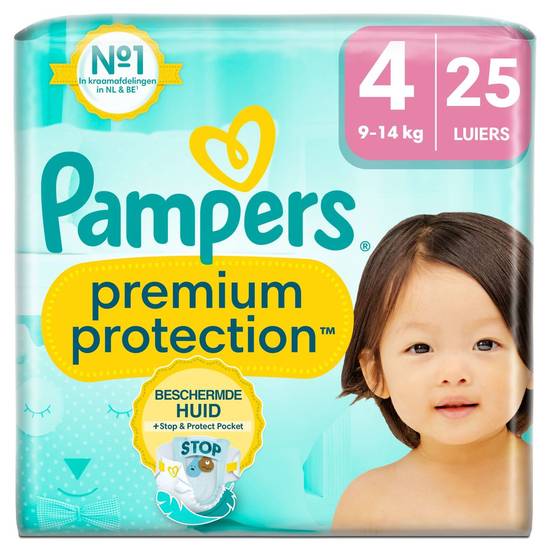 Pampers Premium Protection Taille 4, 25 Langes