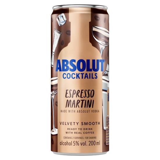 Absolut Cocktails Espresso Martini (200ml)