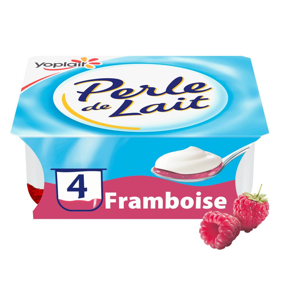Yoplait - Perle de lait yaourt (framboise)