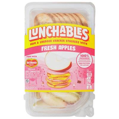 Lunchables Ham & Cheddar W/ Fresh Apple Slices 4.95Oz