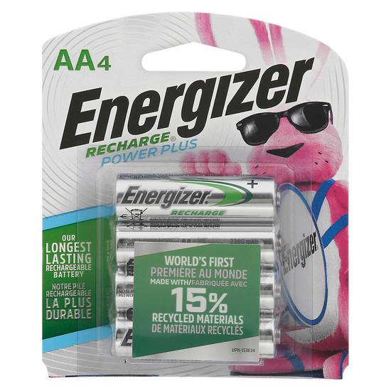 Energizer Recharge Power Plus Aa4 Batteries