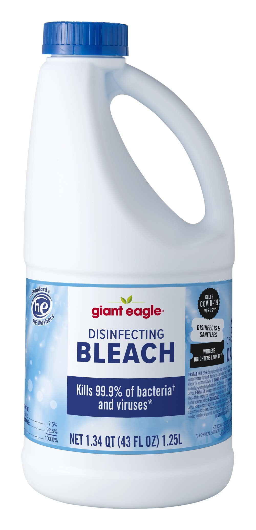 Giant Eagle Disinfecting Bleach (43 fl oz)