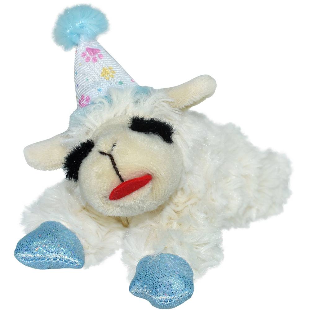 Multipet Birthday Lamb Chop Dog Toy