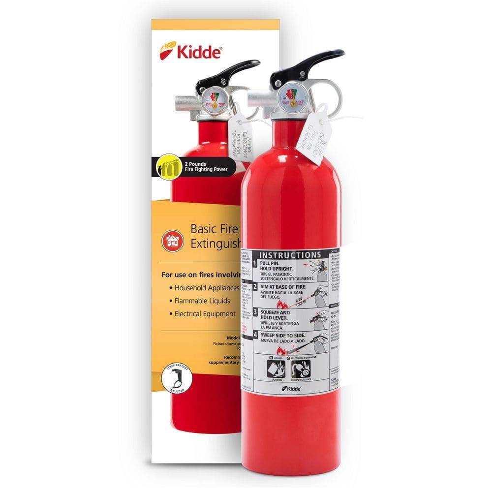 Kidde Home And Workshop (5-B:C) Class Bc 2.35 (Lb.) Fire Extinguisher