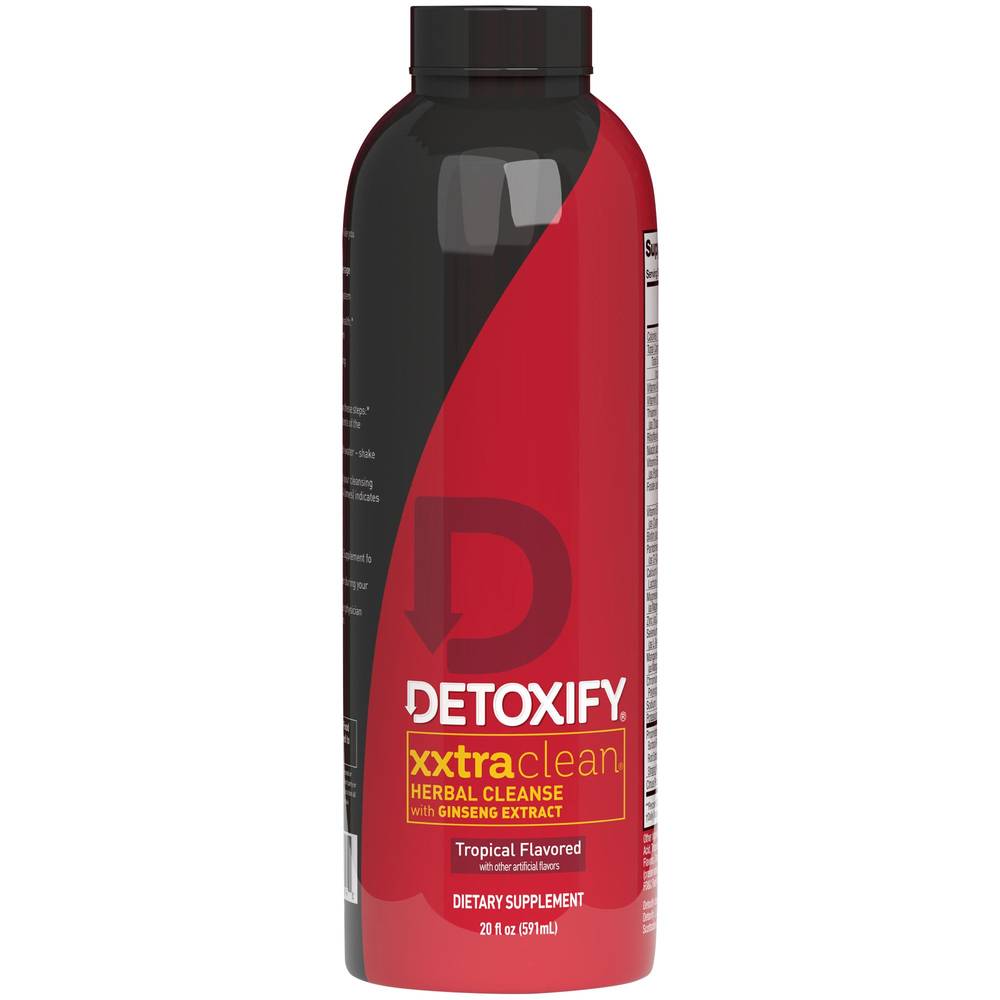 Detoxify Xxtra Clean Herbal Liquid Cleanse Dietary Supplement (tropical fruit)