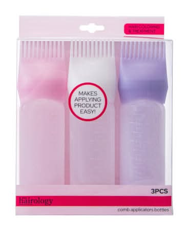 Comb Applicators Bottles 3-Pack