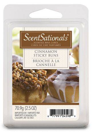 ScentSationals Cinnamon Sticky Buns Scented Wax Cubes (70.9 g)