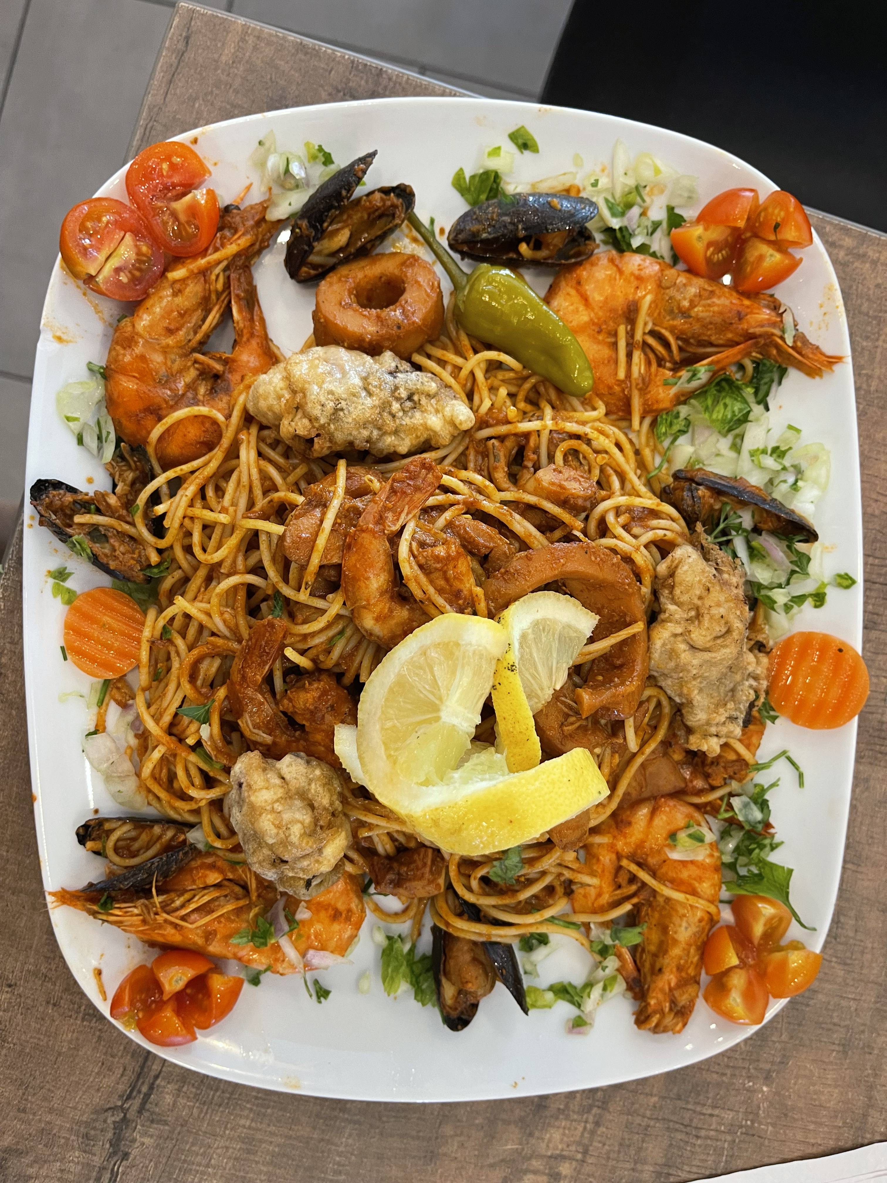 Spaghetti poulet ✌️