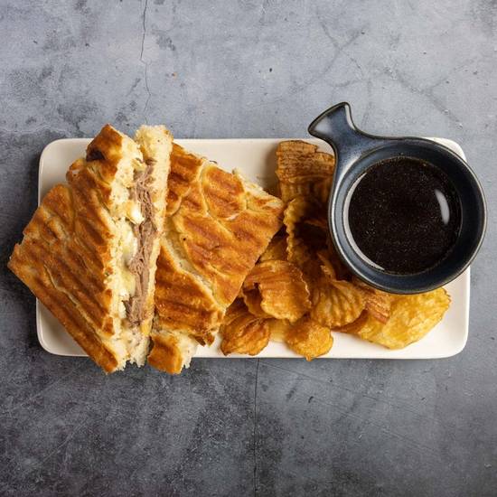 Italian Beef Dip Panini