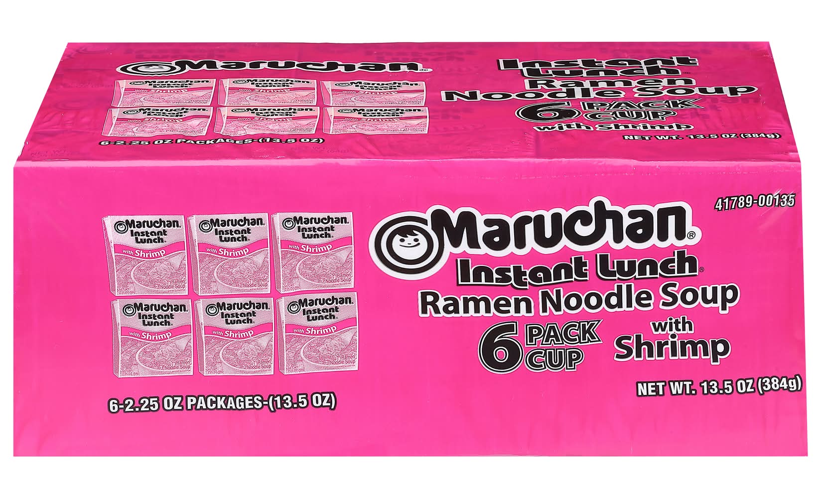 Maruchan Instant Lunch With Shrimp Ramen Noodles (6 x 2.25 oz)