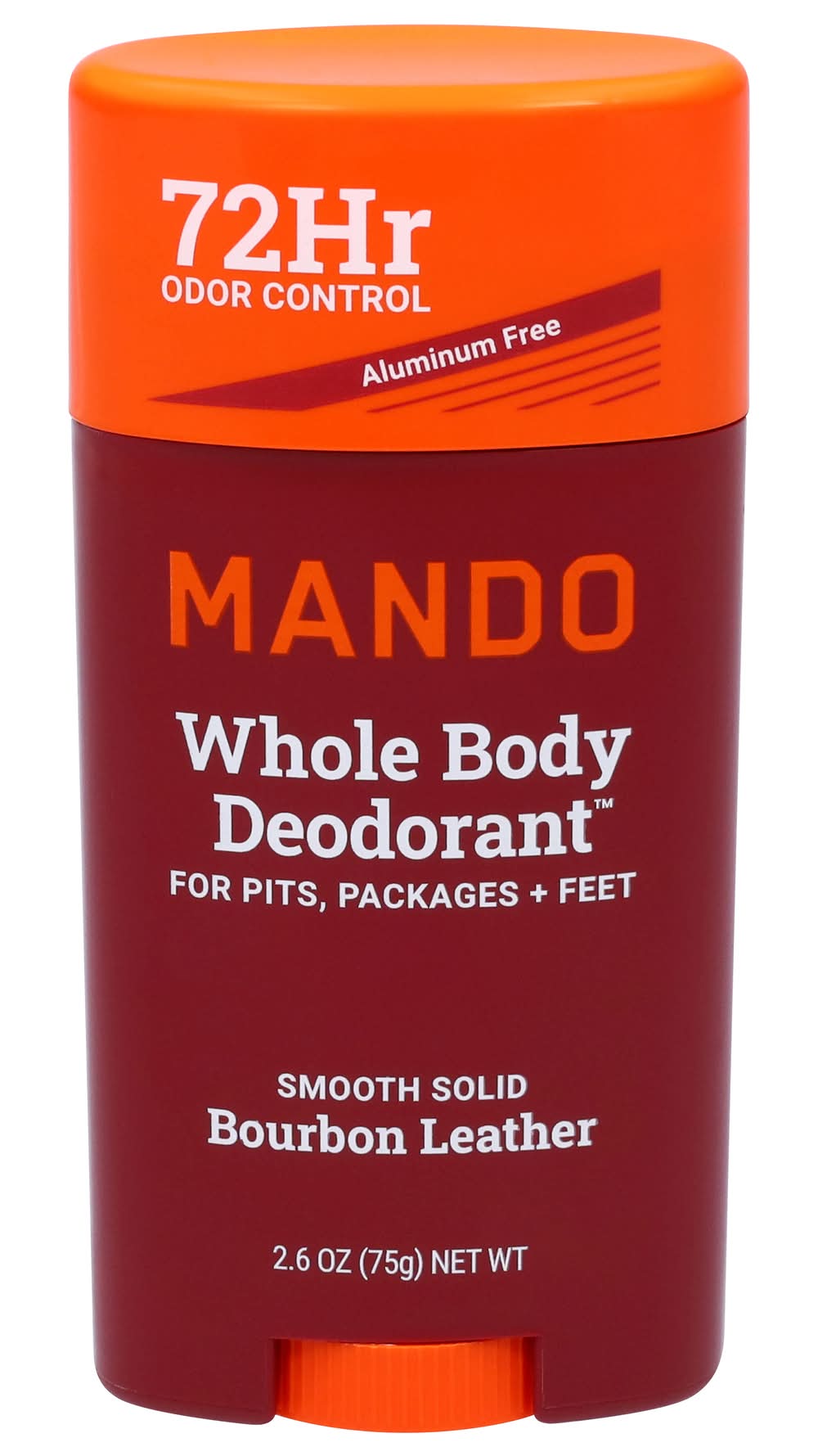 Mando Whole Body Men's Aluminum Free Smooth Solid Stick Deodorant (2.6 oz)