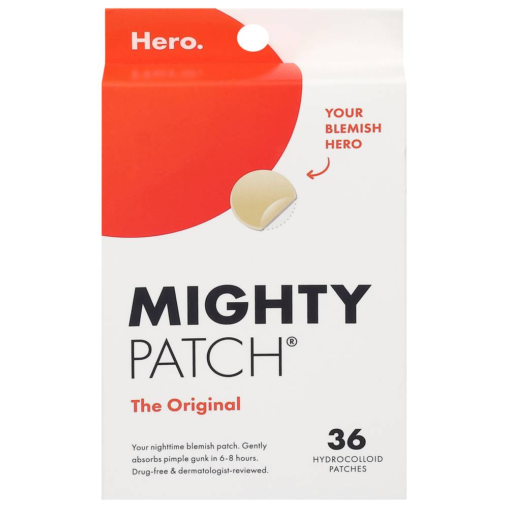 Hero Mighty Patch the Original Hydrocolloid Patches (36 ct)