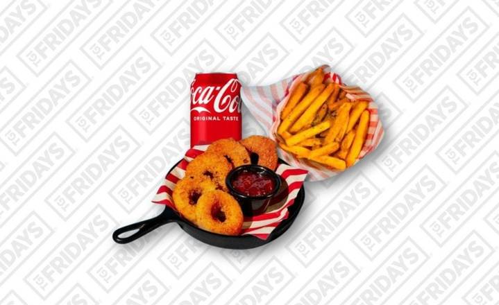 Cheese Donuts, Fries, Dessert & Soda
