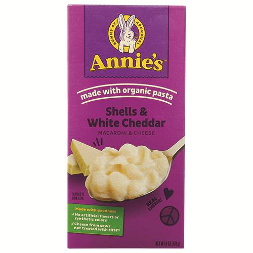Annie's Homegrown Shells & White Cheddar