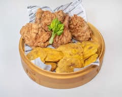 Pollo frito y croquetas New Garden