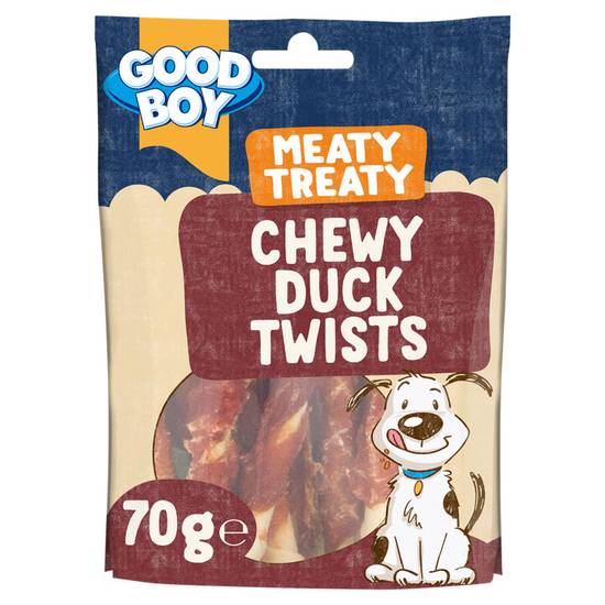 Good Boy Meaty Treaty Duck Fillet Dog Treats 70g