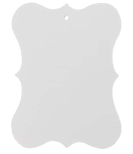 Recollections Ornate Gift Tags, 3" x 4", White (20 ct)