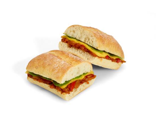 Vegan BBQ Chick'n Panini