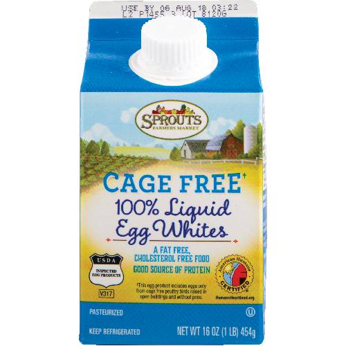 Sprouts Cage Free 100% Liquid Egg Whites
