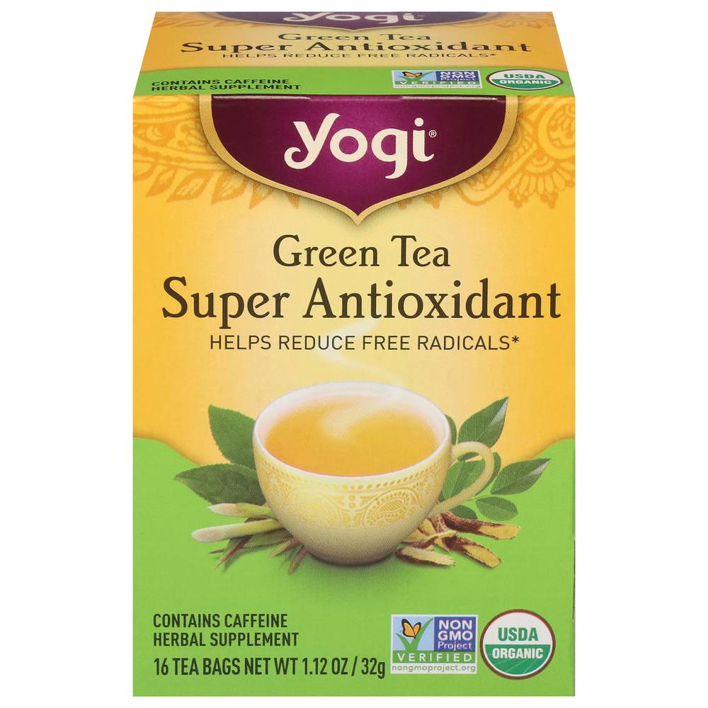 Yogi Super Antioxidant, Green Tea (1.12 oz, 16 ct)