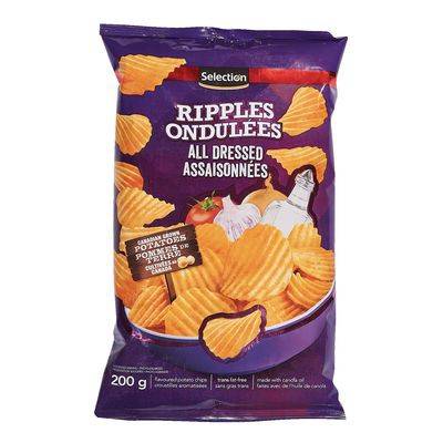 Selection Rippled All Dressed Chips (200 g)