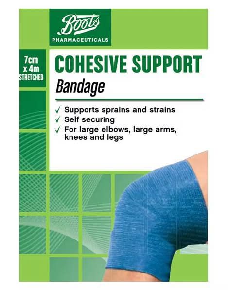 Boots 7cm x 4m, Cohesive Support Bandage