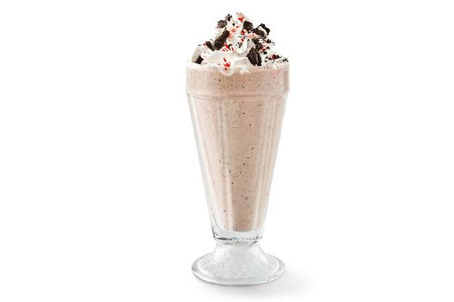 Order NEW! OREO® Peppermint Crunch Milkshake food online from Red Robin Gourmet Burgers store, North Riverside on bringmethat.com