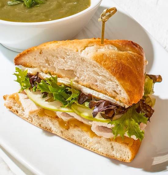 OVEN-ROASTED TURKEY + BRIE SANDWICH