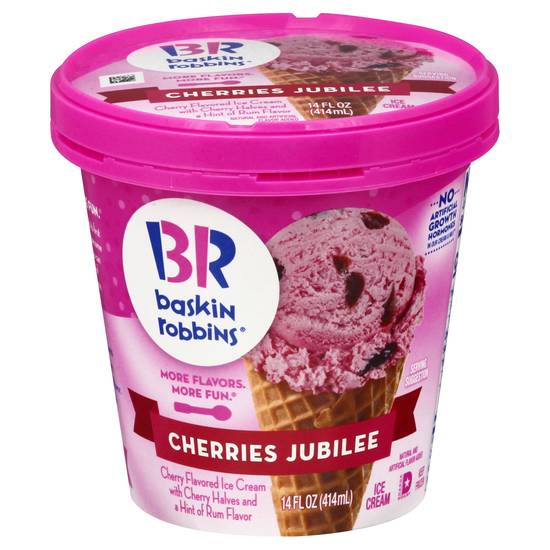 Baskin Robbins Cherries Jubilee Ice Cream