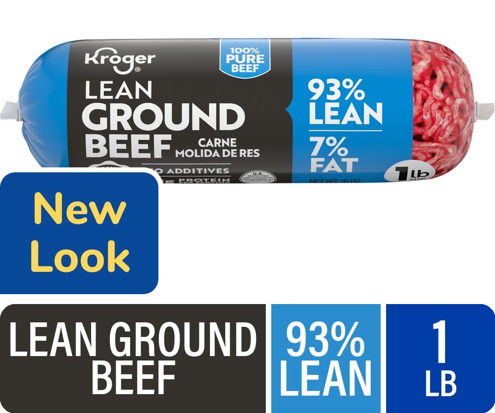 Kroger® 93/7 Ground Beef Roll 1 LB