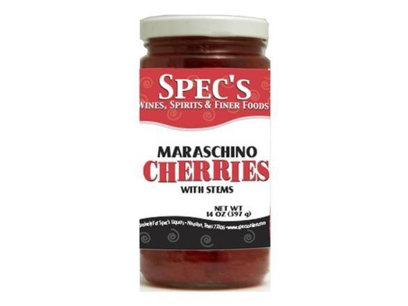 Spec's Maraschino Cherry With Stem (14 oz)