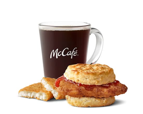 Hot Honey Crispy Chicken Biscuit Meal