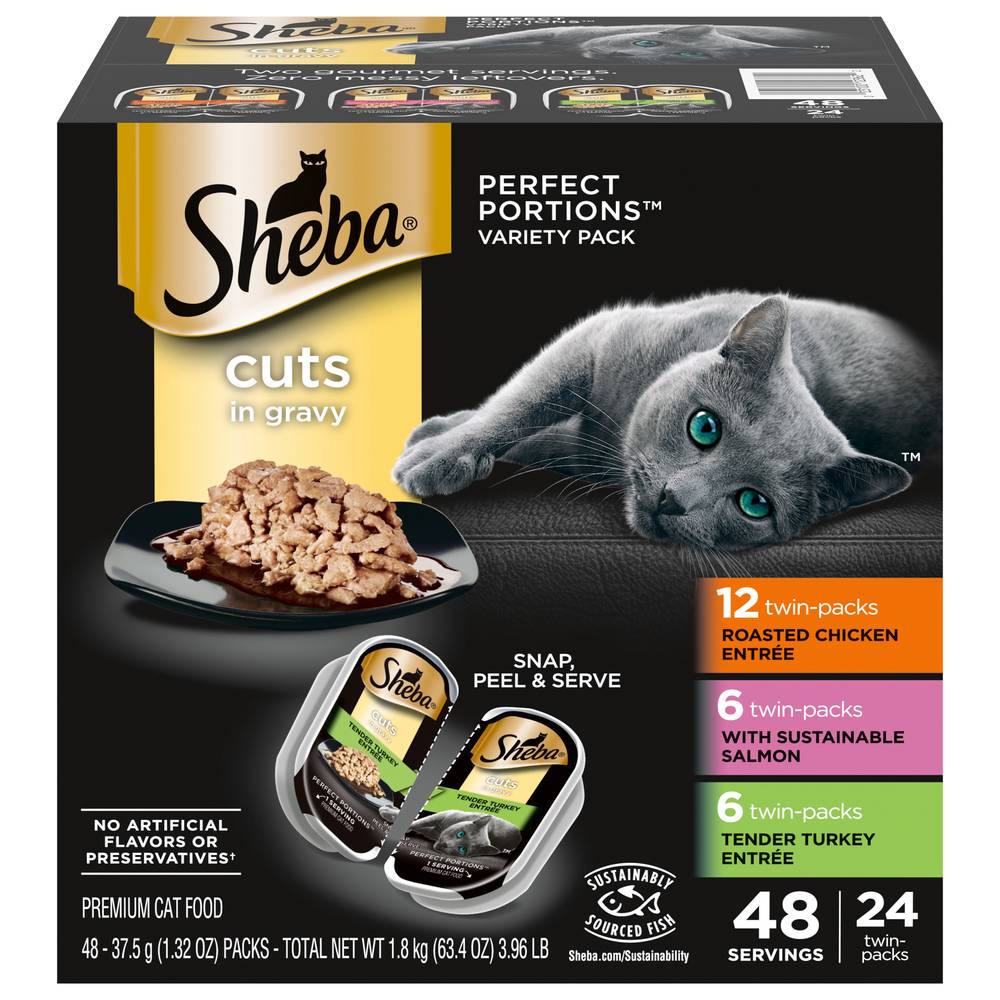 Sheba Perfect Portions Multipack Cat Food (48 ct)